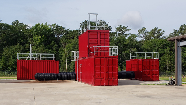 Red training equipment at the Fort Rucker RTC.